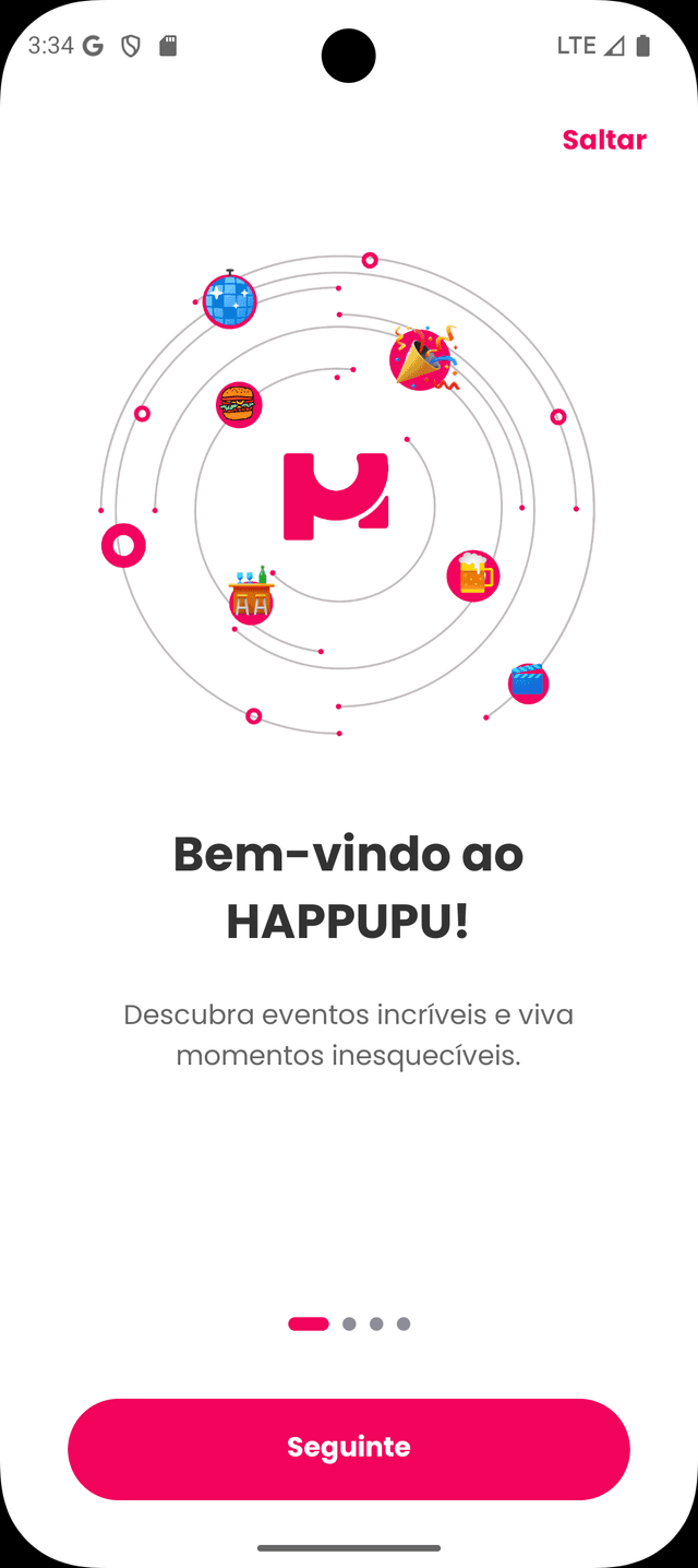 Screenshot do App